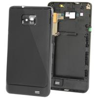 huismerk 3 in 1 voor Galaxy S II / i9100 (oorspronkelijke backcover oorspronkelijke volumeknop + originele Full housing Chassis)(Black)