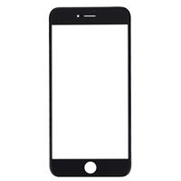 huismerk Voorste scherm buitenste glaslens met Front LCD scherm Bezel Frame voor iPhone 7 (zwart)