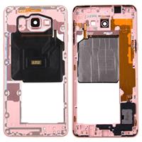 huismerk Midden Frame Bezel voor Galaxy A9 / A9000(Pink)