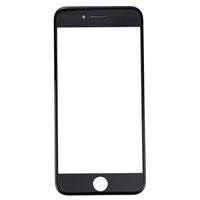 huismerk Voorste scherm buitenste glaslens met Front LCD scherm Bezel Frame voor iPhone 7 (zwart)