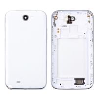 huismerk Middelste Frame Bezel + batterij Back Cover voor Galaxy Note II / N7100(White)