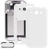 huismerk Full housing Faceplate Cover vervanging voor Galaxy winnen i8550 / i8552(White)