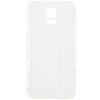 huismerk Hoge kwaliteit back cover vervanging voor Galaxy S5 / G900(White)