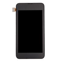 huismerk LCD-scherm + aanrakingspaneel met Frame voor Nokia Lumia 530 (zwart)