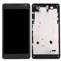 huismerk 3 in 1 voor de Microsoft Lumia 535 2C (LCD + Frame + touchpad) Digitizer vergadering