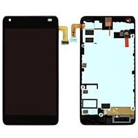 huismerk LCD-scherm en Digitizer met Frame voor Microsoft Lumia 550 (zwart)