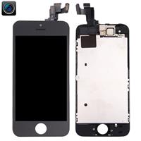 huismerk 4 in 1 voor iPhone 5s (Front Camera + LCD + Frame + touchpad) Digitizer Assembly(White)