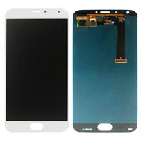 huismerk Meizu MX5 LCD-scherm en Digitizer full Assembly(White)