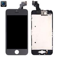 huismerk 4 in 1 voor iPhone 5C (Front Camera + LCD + Frame + touchpad) Digitizer Assembly(Black)