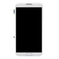 huismerk Originele LCD Display + Touch Panel met Frame voor Galaxy Note II / N7105(White)