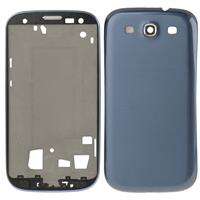 huismerk Full Housing Faceplate Cover for Galaxy SIII LTE / i9305(Blue)