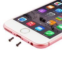 huismerk 100 stuks voor iPhone 6s & 6s Plus universele opladen poort Screws(Rose Gold)