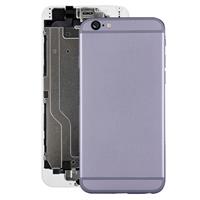 huismerk Full housing backcover met Power knop & Volume knop Flex kabel voor iPhone 6(Grey)