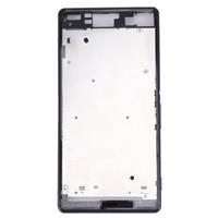 huismerk Voorzijde huisvesting LCD Frame Bezel plaat vervanger voor Sony Xperia Z3 / L55w / D6603(Black)