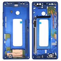 huismerk Galaxy Note 8 / N950 Front behuizing LCD Frame Bezel Plate(Blue)