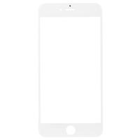 huismerk Voorste scherm buitenste glaslens voor iPhone 6s & 6 (wit)