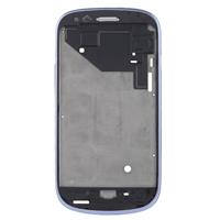 huismerk LCD-middelste bord met knop kabel vervanging voor Galaxy SIII mini / i8190(Blue)