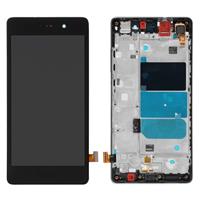 Huawei P8 Lite LCD-scherm en Digitizer met Frame(White)