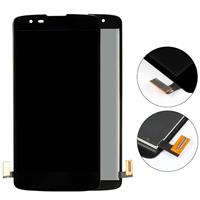 huismerk voor LG K8 (2016) LCD-scherm en Digitizer met Frame(Black)