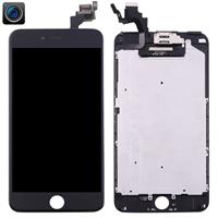 huismerk 4 in 1 voor iPhone 6 Plus (Front Camera + LCD + Frame + touchpad) Digitizer Assembly(Black)