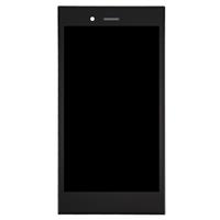 huismerk LCD-scherm en Digitizer met Frame voor BlackBerry Z3 (zwart)