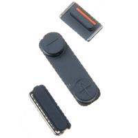 huismerk 3 in 1 voor iPhone 5 (Mute knop / uit-knop + Volume Button)(Black)