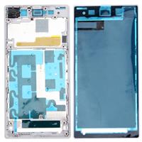 huismerk Voorzijde huisvesting LCD Frame Bezel plaat vervanger voor Sony Xperia Z1 / C6902 / L39h / C6903 / C6906 / C6943(White)