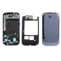 huismerk Oorspronkelijke Full housing Chassis Cover voor Galaxy SIII / i9300(Dark Blue)