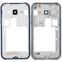 huismerk Midden Frame Bazel voor Galaxy J1 / J100(Blue)