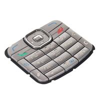 huismerk Mobiele telefoon Keypads huisvesting vervanging met menuknoppen / toetsen voor Nokia N70(Silver)