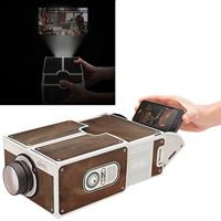 Cardboard Smartphone Projector 2.0 / DIY Mobile Phone Projector Portable Cinema