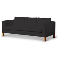 Sofahusse Karlanda 3-Sitzer Sofa nicht ausklappbar kurz, Cotton Panama, Dekoria