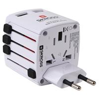 Skross World USB Charger 2.4 A charges simultaneously full power up to two US