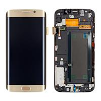 huismerk Originele LCD Display + Touch Panel met Frame voor Galaxy S6 Edge + / G928F(Gold)