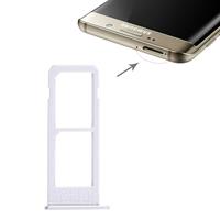 huismerk 2 SIM-kaarthouder voor Galaxy S6 Edge plus / S6 Edge+(Silver)