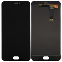 huismerk Meizu MX6 LCD-scherm en Digitizer full Assembly(Black)