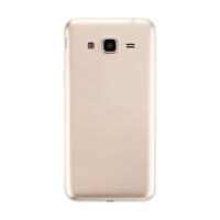 huismerk Batterij backcover + midden Frame Bezel voor Galaxy J3 (2016) / J320 (dubbele kaart version)(Gold)