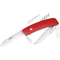 SWIZA TT05 Tick-Tool Schweizer Taschenmesser mit Soft-Touch Anzahl Funktionen 12 Rot