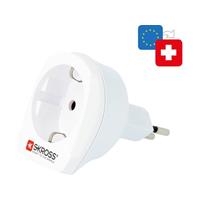 Skross Travel Adapter Europe-to-Switzerland Earthed