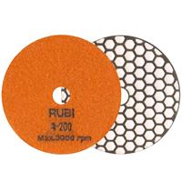 Rubi 62972 Droge polijstpad - 100mm - K200