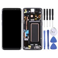 huismerk LCD-scherm en Digitizer volledige montage met Frame voor Galaxy S9 / G960F / G960F / DS / G960U / G960W / G9600(Black)