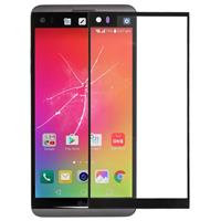 huismerk Voorste scherm buitenste glaslens voor LG V20(Black)