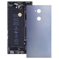 huismerk Achterste schutblad met Zijtoetsen voor Sony Xperia XA2 Ultra(Grey)