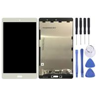 huismerk LCD-scherm en Digitizer voor Huawei MediaPad M3 Lite 8.0 inch / CPN-W09 / CPN-AL00 / CPN-L09(White)