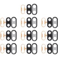 huismerk 10 stuks terug Bezel van de Camera met Lens omslag & lijm voor Huawei Nova 3i(Black)