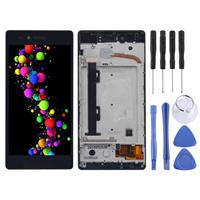 huismerk LCD-scherm en Digitizer met Frame voor Lenovo Vibe schot / Z90 (zwart)