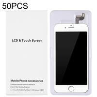 huismerk 50 PCS LCD-scherm en Digitizer witte kartonnen doos verpakking voor iPhone 6s Plus & 6 Plus