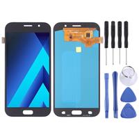 huismerk LCD-scherm en Digitizer volledige montage (OLED materiaal) voor Galaxy A7 (2017) A720F A720F/DS(Black)