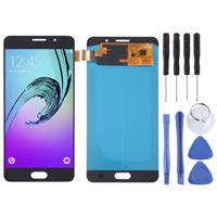 huismerk LCD-scherm en Digitizer volledige montage (OLED materiaal) voor Galaxy A7 (2016) A710F A710F/DS A710FD A710M A710M/DS A710Y/DS A7100(Black)