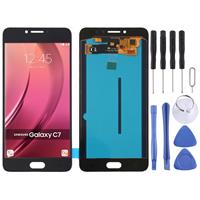 huismerk LCD-scherm en Digitizer volledige vergadering (OLED materiaal) voor Galaxy C7 Pro / C7010(Black)